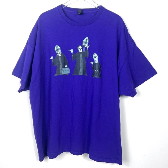 Halloween Men Fun Purple Graphic Novelty T-Shirt Size‎ 4XL 4TG 4EG - Picture 7 of 8